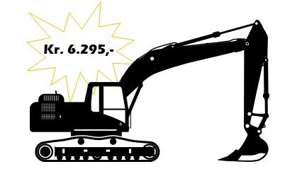 Kampagne på 500 Timersservice på 8-14 Tons Gravemaskiner