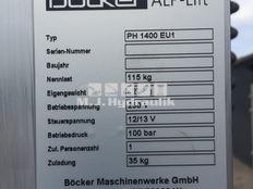 Böcker ALP PH 1400 push-around søjlelift