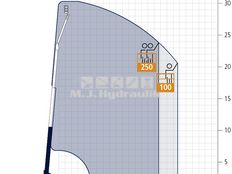 Böcker RK 36/2400 bæltekran/bæltelift